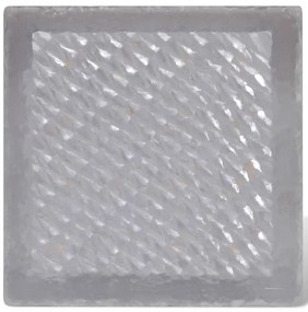 Luzes LED de encastrar no chão 6 pcs 100x100x68 mm