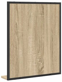 Espelho de Banheiro vidaXL com Prateleira Carvalho Sonoma 50x12x60 cm