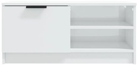 Móveis TV 2pcs 80x35x36,5cm derivados madeira branco brilhante