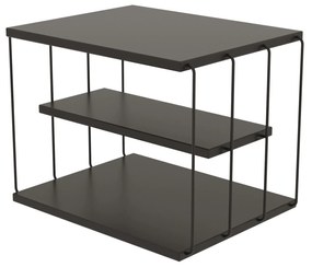 Mesa de Apoio Lifon – Antracite e Preto – 50 cm x 33 cm x 40 cm