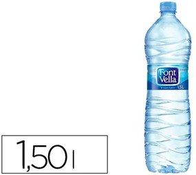 Agua Mineral Natural Font Vella Garrafa de 1,5l