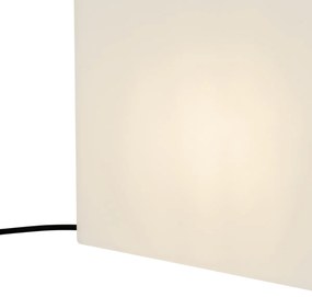 Candeeiro de exterior inteligente branco 30 cm quadrado com LED A60 IP44 - Nura Moderno