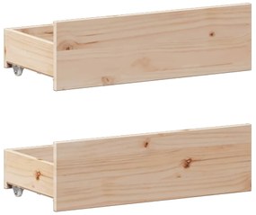 Cama com estante sem colchão 140x190 cm pinho maciço
