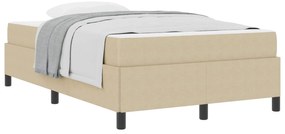 vidaXL Estrutura da Cama Cinza Verde Claro 120 x 190 cm tecido