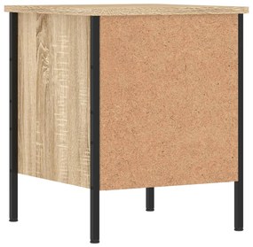 Mesa de cabeceira 40x42x50 cm derivados madeira carvalho sonoma