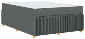 Estrutura da Cama Outros Cinzento escuro 140 x 200 cm tecido