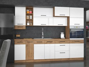 Conjunto de cozinha modular Wood White 137