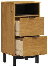 Mesa de cabeceira FLAM 40x35x80 cm madeira de pinho maciça