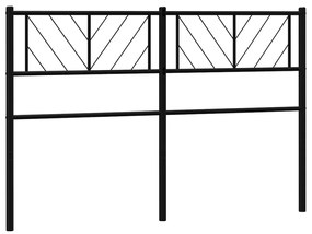 Cabeceira de cama 150 cm metal preto