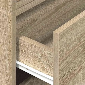 Armários c/ 2 gavetas 2 pcs 60x31x40cm derivados madeira