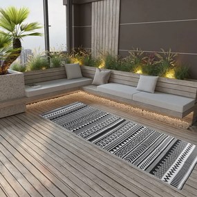 Tapete de exterior 80x250 cm ARAKIL PP preto