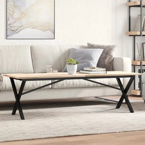 Pernas para mesa de centro estrutura em X aço