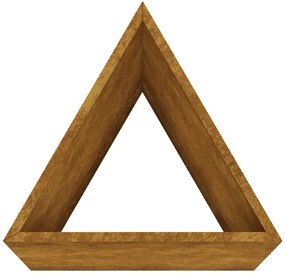 Vaso/floreira de jardim 30x26x75 cm aço corten