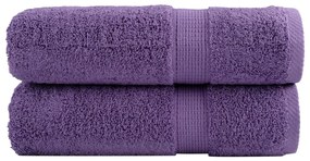 Toalhas de banho premium SOLUND 2pcs 70x140 cm 600 gsm roxo