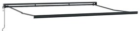 Toldo Retrátil Automático Preto 500x300 cm