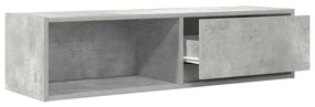 Móvel de TV 100x31x25,5 cm derivados de madeira cinza cimento