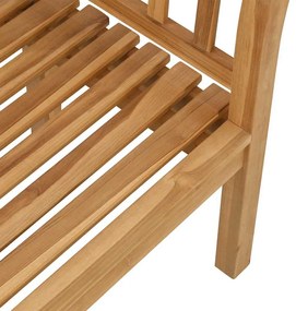 Banco de Jardim 120x53.5x85 cm Madeira Sólida de Teca