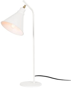 Candeeiro de Mesa Sivani – Branco – 28 cm de Diâmetro x 50 cm de Altur