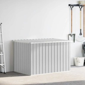 Caixa de arrumação para jardim 149x99x93 cm cinzento