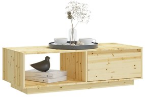 Mesa de centro 110x50x33,5 cm abeto maciço