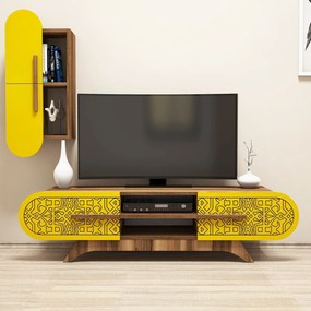 Unidade TV Defne – Nogueira Amarela – 145 x 37 x 35 cm