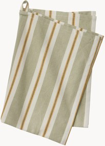 Pano de cozinha artesanal com riscas Palermo