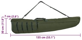 Saco para espingarda com alça de ombro 135 cm tecido oxford