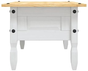 Mesa de centro Corona pinho mexicano 100x55x44 cm branco