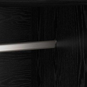 Guarda-roupa Carvalho Preto 82,5 x 51,5 x 180 cm