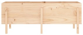 Canteiro elevado de jardim 160x50x57 cm pinho maciço