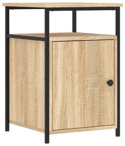 Mesas cabeceira 2 pcs 40x42x60cm deriv. madeira carvalho sonoma