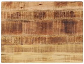 Tampo de mesa retangular 70x50x3,8 cm mangueira áspera maciça