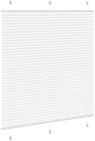 Branco Plissada Cega 120x100cm Largura Tecido 119,4cm Poliéster