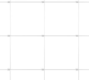 Postes para Cerca vidaXL 11 pcs U-Channel 80 cm Aço Galvanizado, Cerca