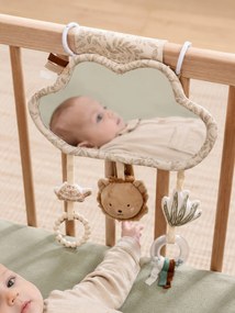 Brinquedo espelho de atividades bege
