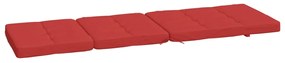 Almofadões p/ cadeira de terraço 2 pcs tecido oxford vermelho
