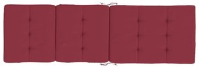 Almofadões p/ cadeira terraço 2pcs tecido oxford vermelho tinto