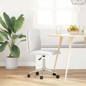 Cadeira de jantar couro artificial branco