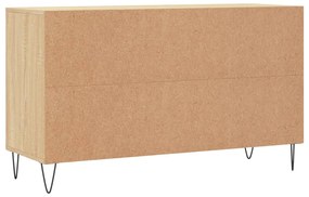 Sapateira 102x36x60 cm derivados de madeira carvalho sonoma