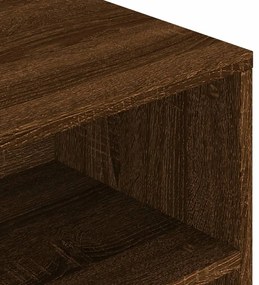 Mesa de centro 90x55x42,5cm derivados madeira carvalho castanho