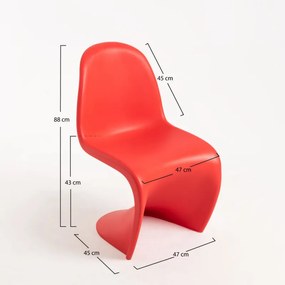 Cadeira Ceres - Vermelho