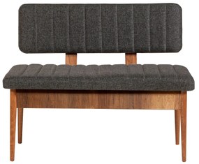 Conjunto de Mesa de Jantar Extensível e Cadeiras Vina – Nogueira e Ant