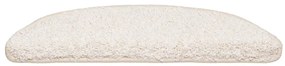 Tapetes de escada 30 pcs 56x17x3 cm branco