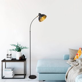Candeeiro de Chão Varzan – Preto Antigo – 20 x 43 cm