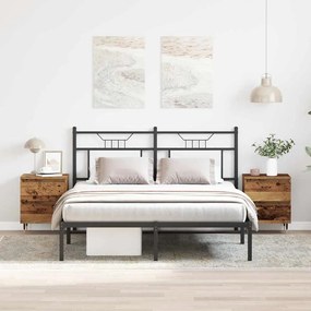 vidaXL Mesas de Cabeceira 2 pcs Madeira Antiga 40x35x50 cm Madeira Engenharia