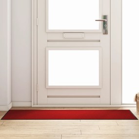 Capacho Retangular vidaXL Vermelho 60x180 cm