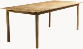 Mesa de jardim em madeira de teca Sammen, 220 x 90 cm