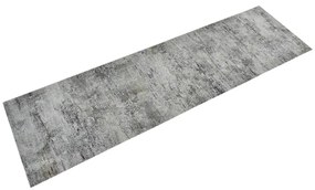 Tapete de cozinha lavável 45x150 cm veludo padrão betão