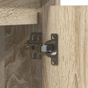 Sideboard com LED Carvalho Sonoma 71x34,5x75 cm em Madeira Ingienirada