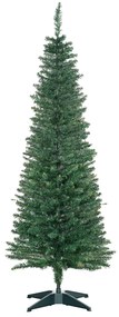 HOMCOM Árvore de Natal Artificial 150cm Ignífugo com 294 Pontas de Ramo PVC Decoração de Natal para Interiores Verde | Aosom Portugal